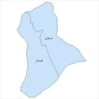 نقشه ی بخش های شهرستان,شیپ فایل بخش های شهرستان علی آباد