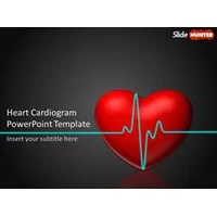 قالب پزشکی,نوار قلب,پاورپوینت متحرک قالب پزشکی که گرافیک نوار قلب+تپش قلب را به صورت متحرک نشان می دهد
